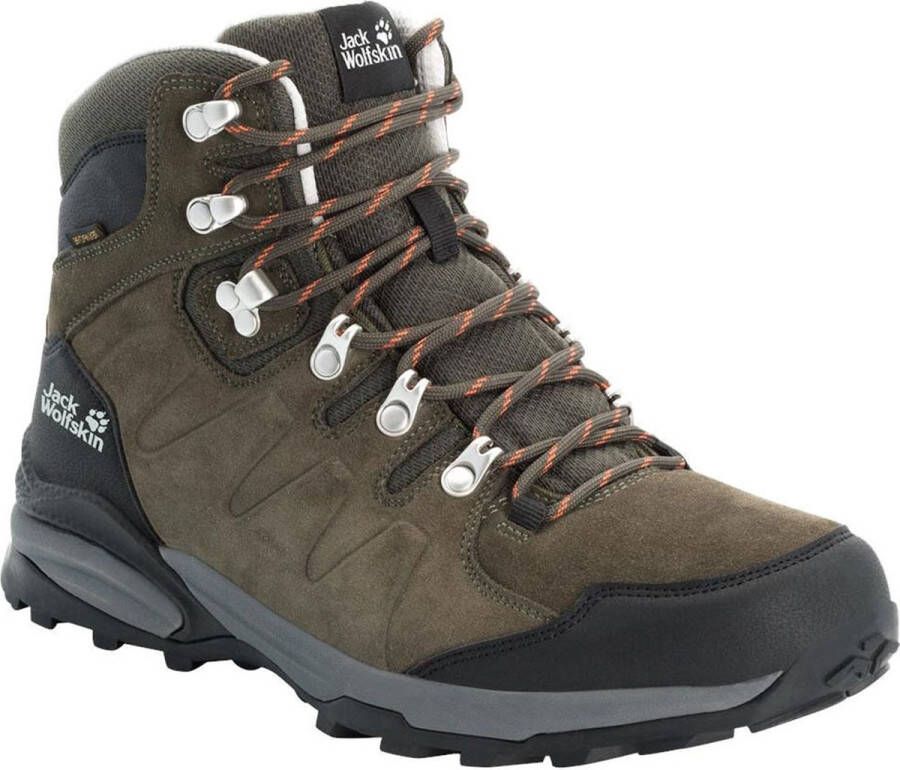 Jack Wolfskin Refugio Texapore Mid Men Waterdichte wandelschoenen Heren Khaki Phantom