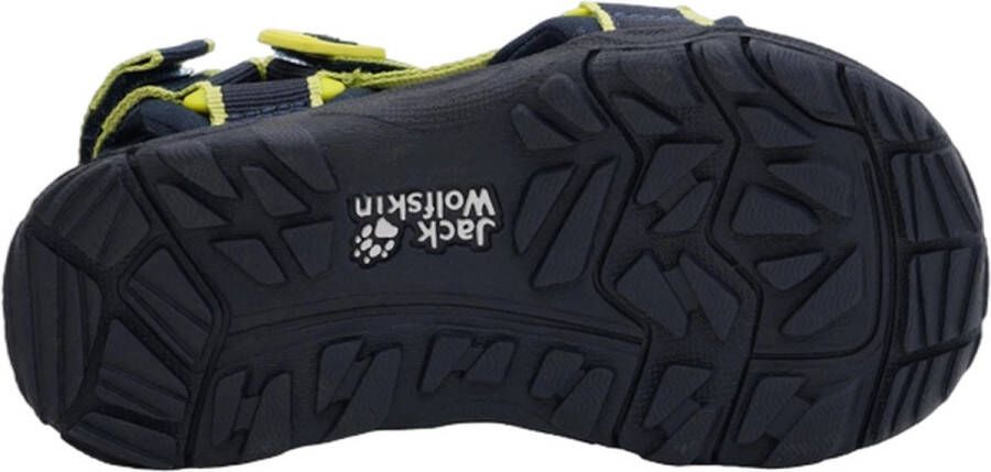 Jack Wolfskin Seven Seas 3 Kinderen synthetische sandalen Blue Lime