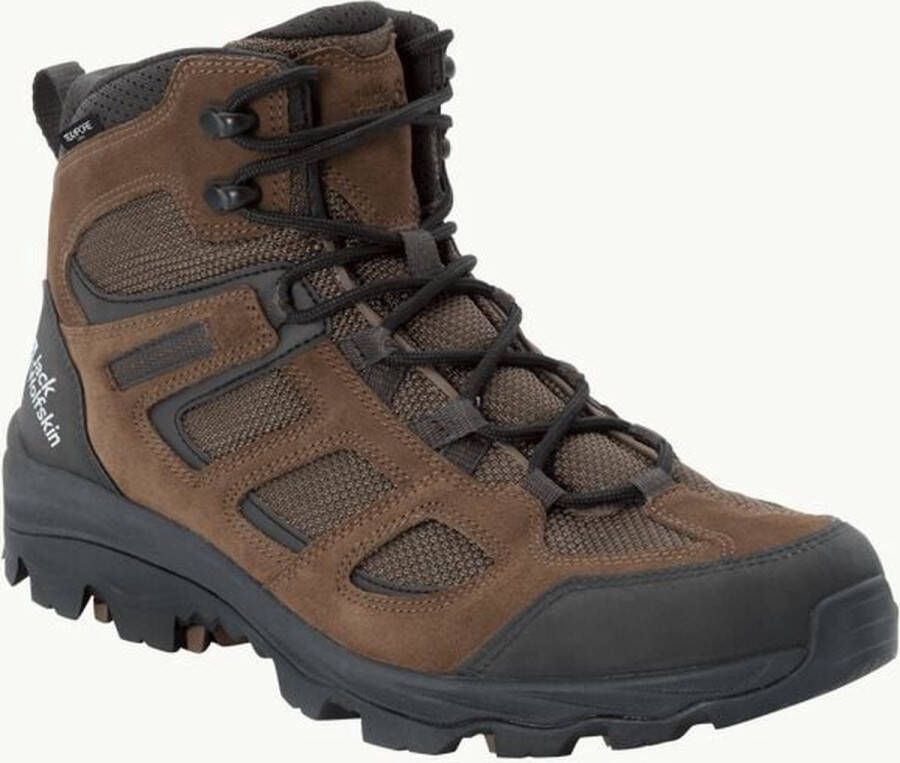 Jack Wolfskin Vojo 3 Texapore Mid Men Waterdichte wandelschoenen Heren 49 zwart black burly yellow XT