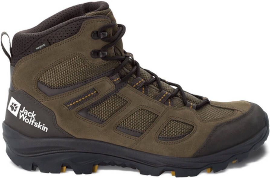 Jack Wolfskin Vojo 3 Texapore Mid Men Waterdichte wandelschoenen Heren 49 zwart black burly yellow XT