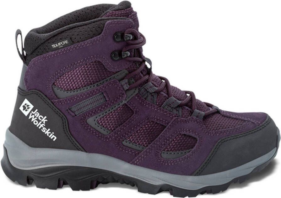 Jack Wolfskin Women's Vojo 3 Texapore Mid Wandelschoenen zwart grijs