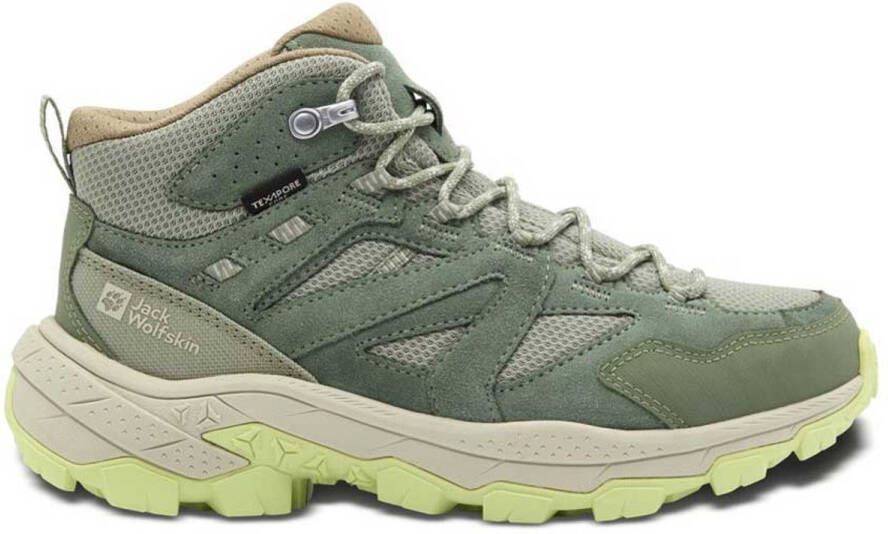 Jack Wolfskin Vojo Tour Texapore Mid Wandelschoenen Groen 1 2 Vrouw