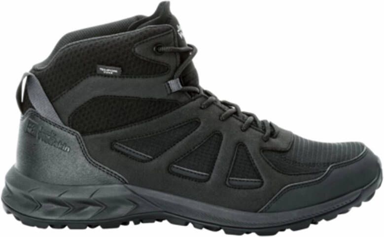Jack Wolfskin WOODLAND 2 TEXAPORE MID M Heren Wandelschoenen zwart