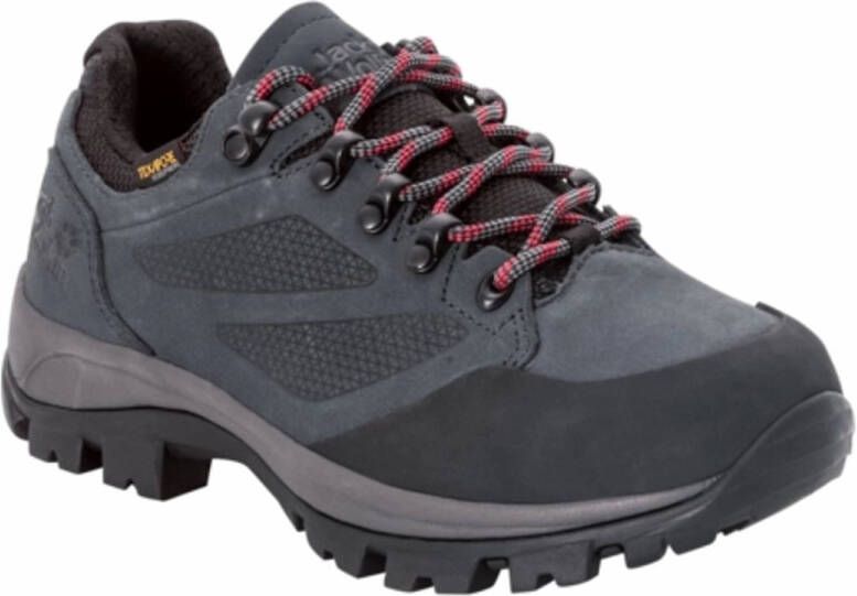 Jack Wolfskin Rebellion Texapore Low Women Waterdichte trekkingschoenen Dames grey red