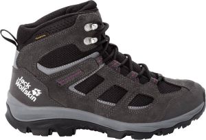 Jack Wolfskin Vojo 3 Texapore Mid Women Waterdichte wandelschoenen Dames 39.5 grijs dark steel purple
