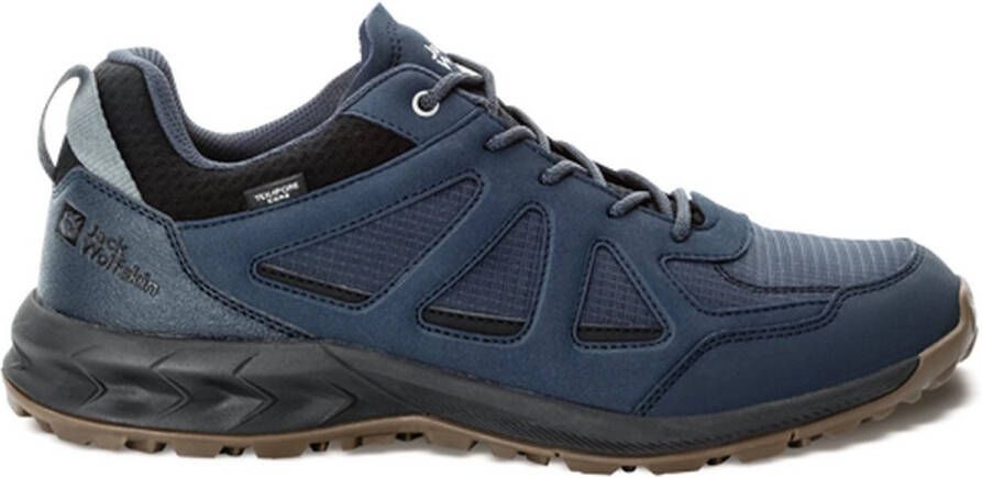 Jack Wolfskin Woodland 2 Texapore Low M 4051271-1010 Mannen Marineblauw Trekkingschoenen