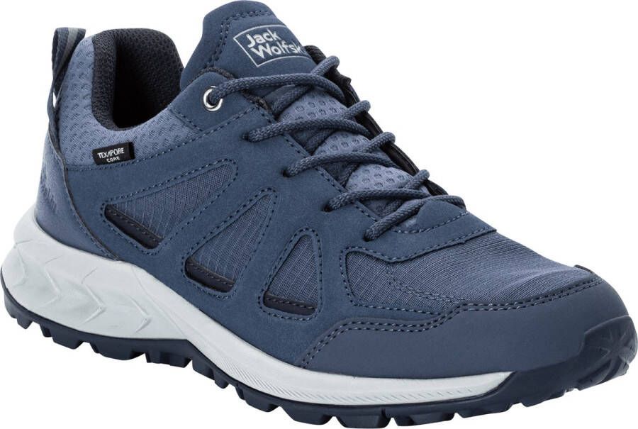 Jack Wolfskin 's Woodland 2 Texapore Low Multisportschoenen blauw