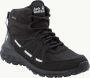 Jack Wolfskin Woodland 2 Texapore Mid Women Waterdichte wandelschoenen Dames 37.5 zwart black grey - Thumbnail 1