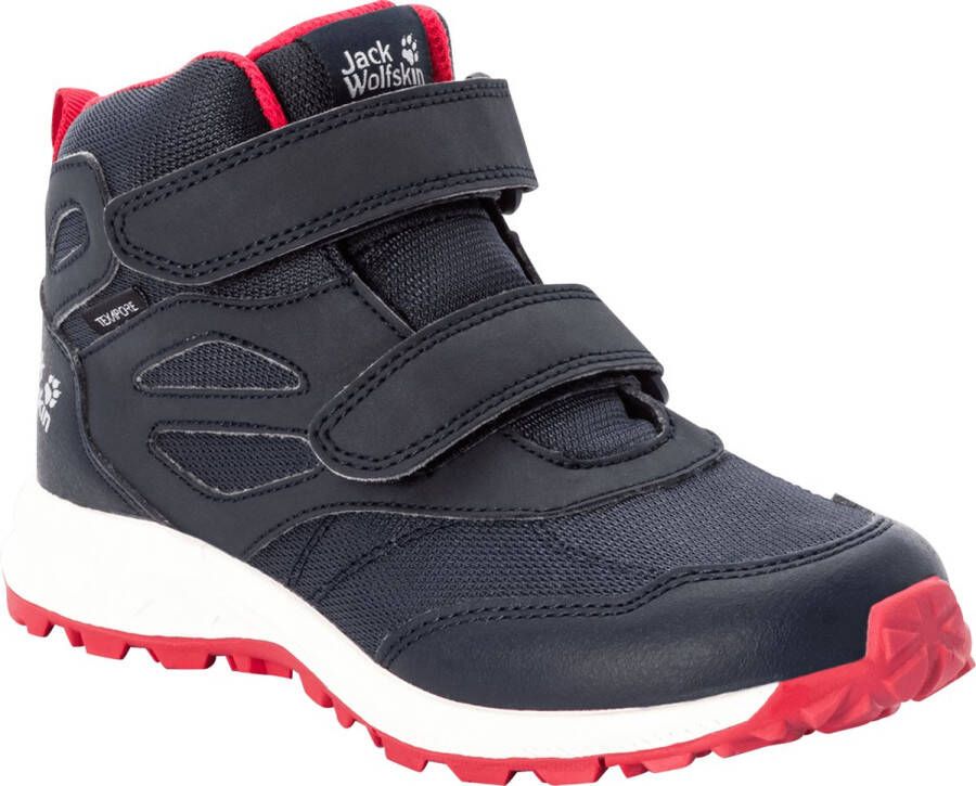 Jack Wolfskin Woodland Texapore Mid VC Kids Waterdichte wandelschoenen Kinderen dark blue pink