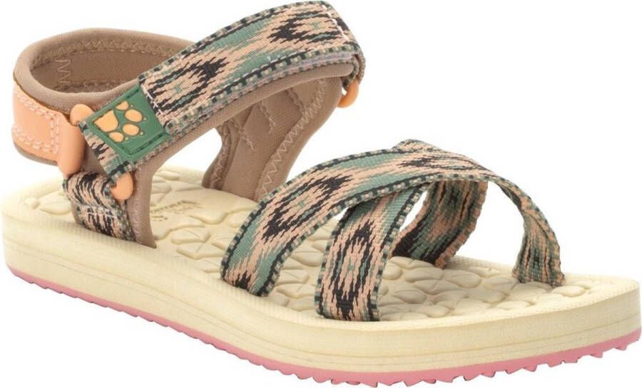 Jack Wolfskin Zulu Kids Kinderen sandalen 28 bruin beige rose