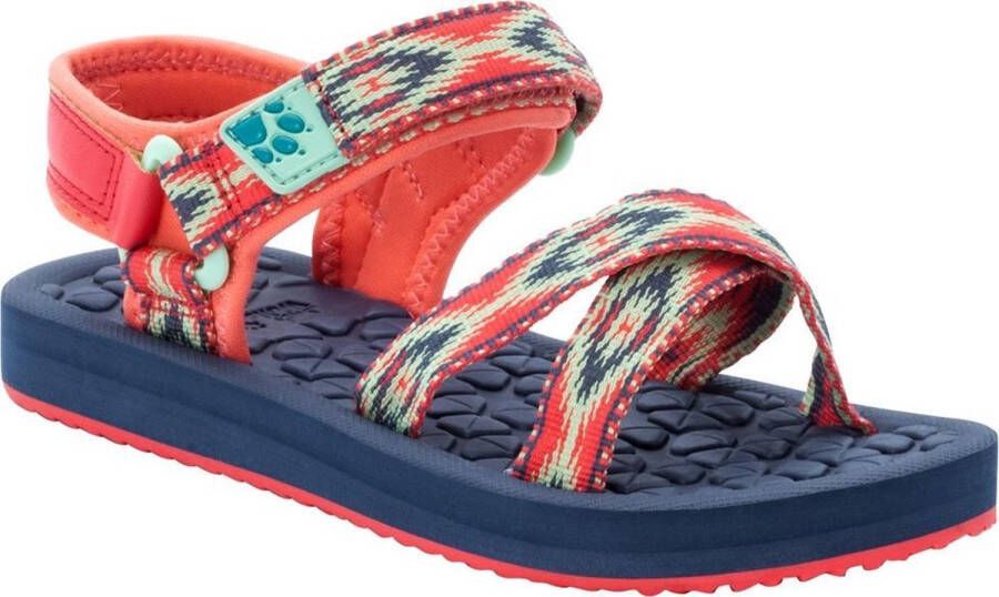 Jack Wolfskin Zulu Kids Kinderen sandalen 34 rood red blue