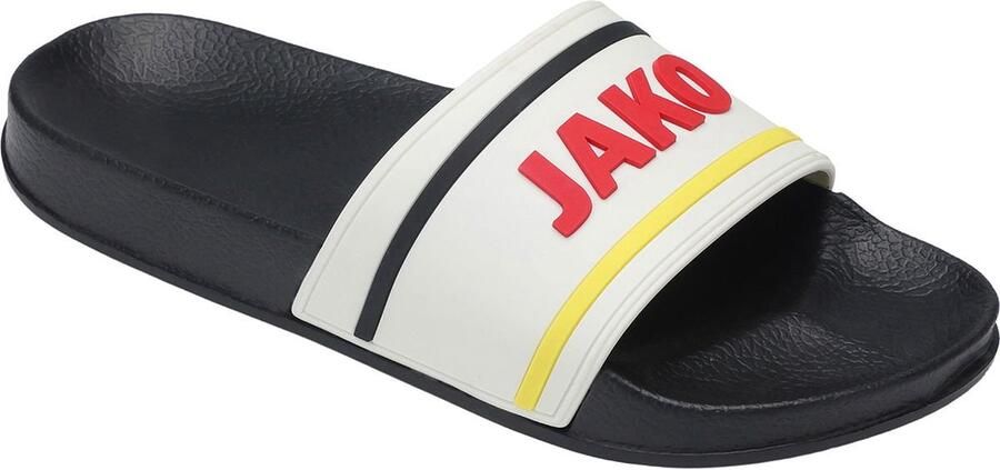 JAKO lette II Badslipper Zwart Rood Geel