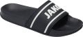 JAKO lette II Badslipper Zwart Wit - Zwart