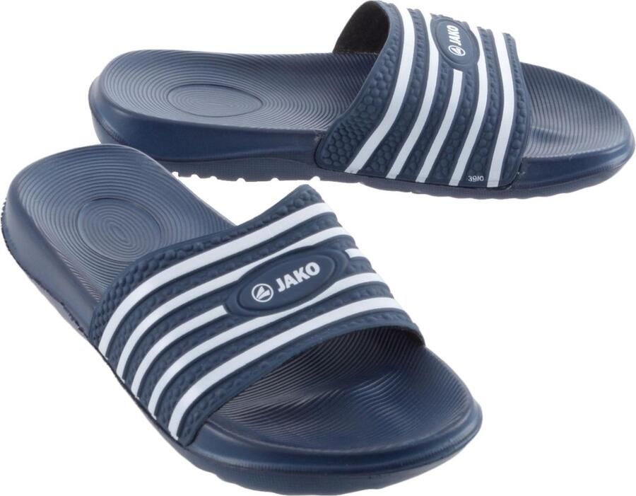 JAKO lette Slippers Heren Wit Navy - Foto 2