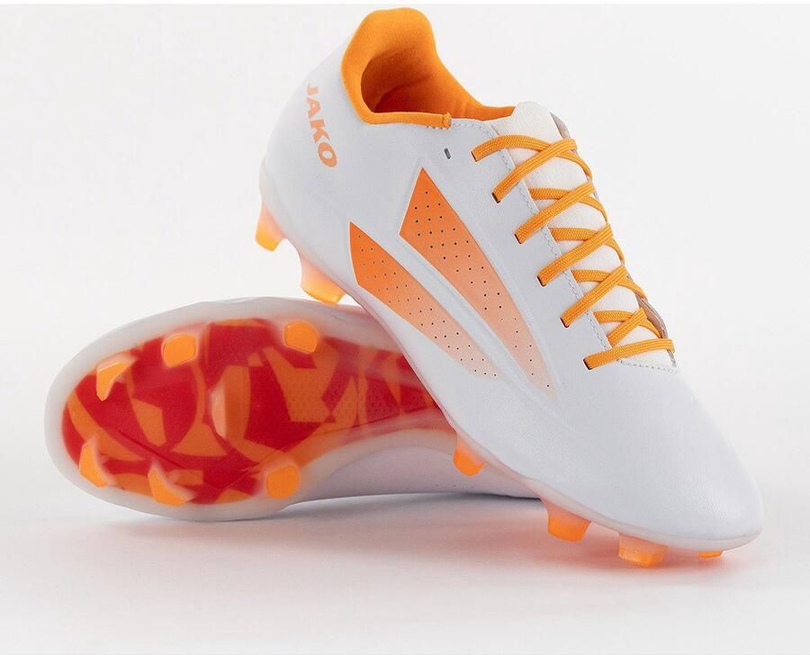 JAKO Opura Elite Voetbalschoenen Fg Wit Oranje