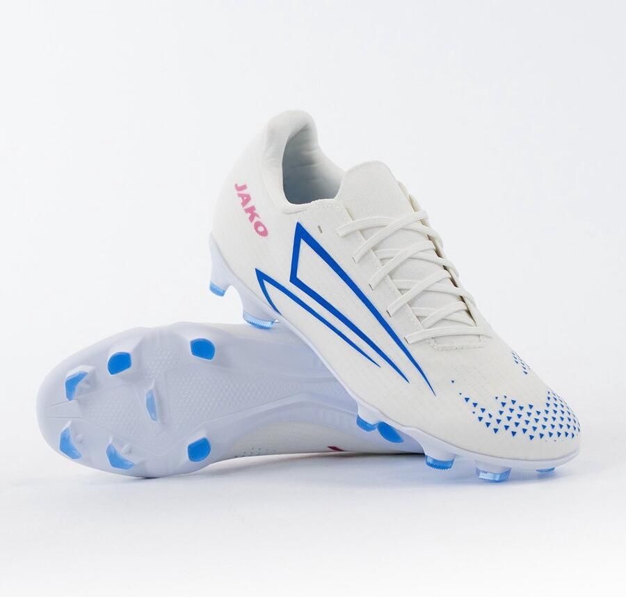 JAKO Rs89 Team Voetbalschoenen Fg Wit Rood Blauw