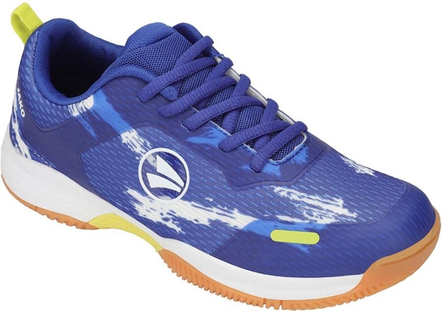 JAKO Sportschoen Fun Indoor Junior Royal Neon Yellow