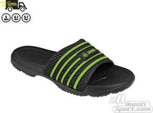 JAKO lette Slippers Kinderen Zwart Groen