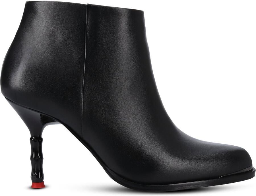 Jan Jansen Bamboo Ankle Bootie Dames Enkellaarsjes Zwart
