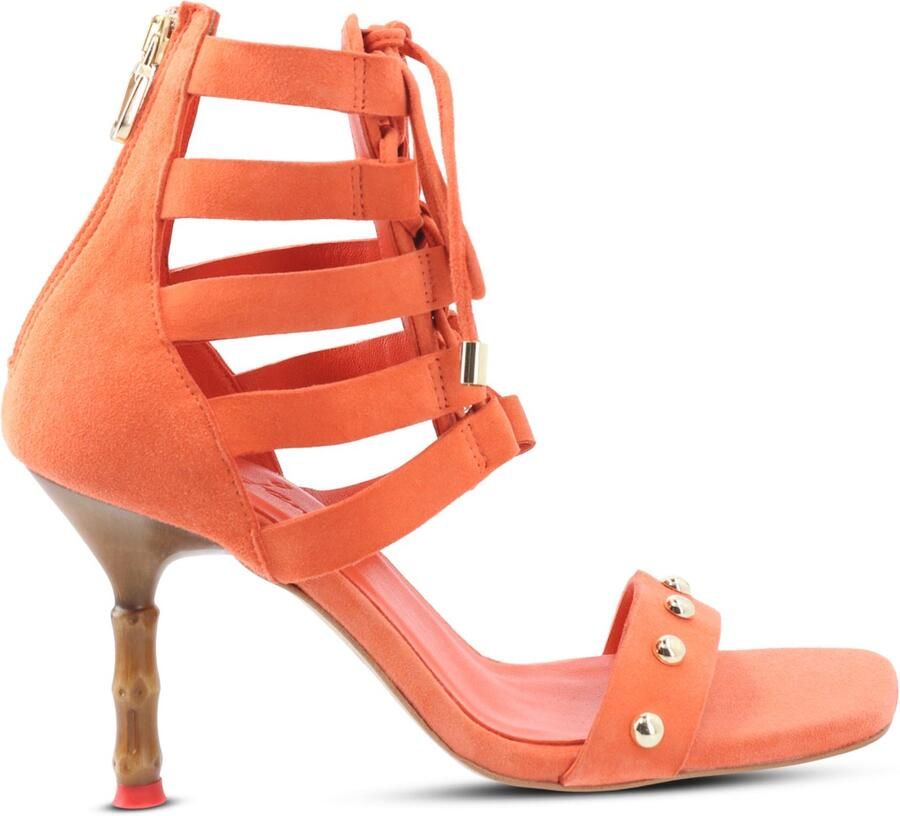 Jan Jansen Bamboo Banger Dames Sandalen Oranje