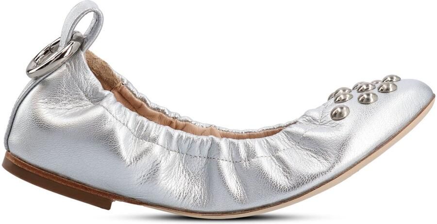 Jan Jansen Belle Bubbles Dames Ballerina's Zilver