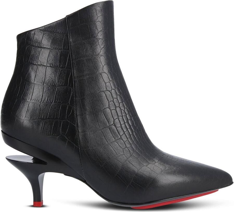 Jan Jansen Duplex Ankle Bootie Dames Enkellaarsjes Zwart