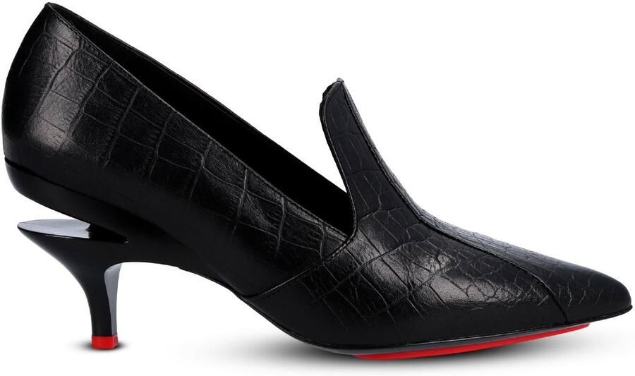 Jan Jansen Duplex High Front Pump Dames Pumps Zwart