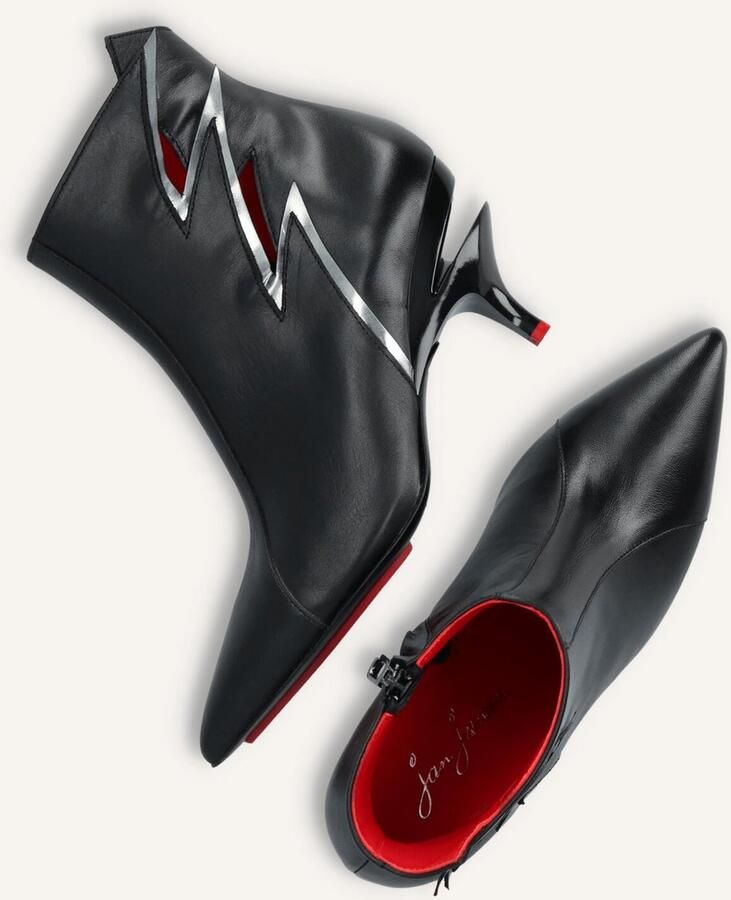 Jan Jansen Duplex Rock Chique Bootee Boots Dames Zwart