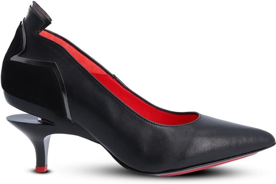 Jan Jansen Duplex Rock Chique Pump Dames Pumps Zwart