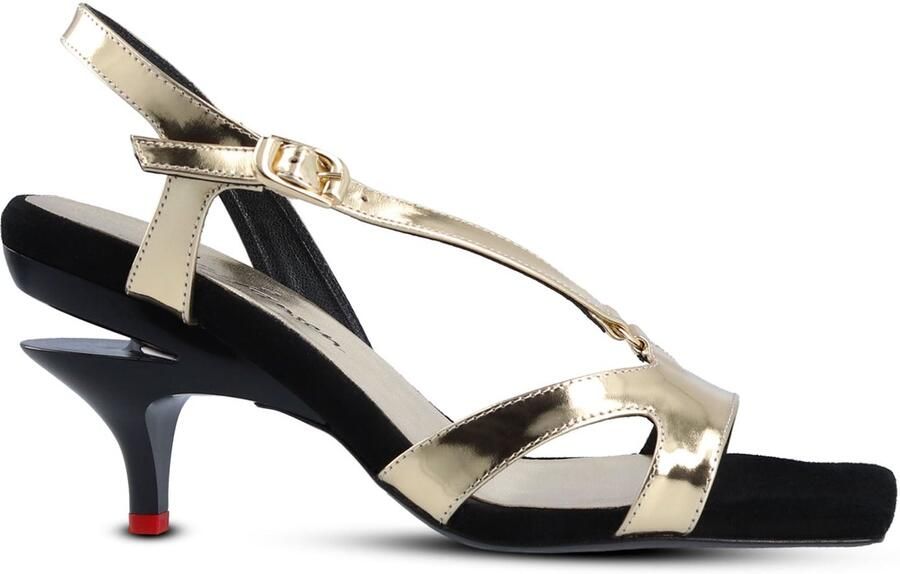 Jan Jansen Duplex Rock Chique Sandal Dames Sandalen Goud