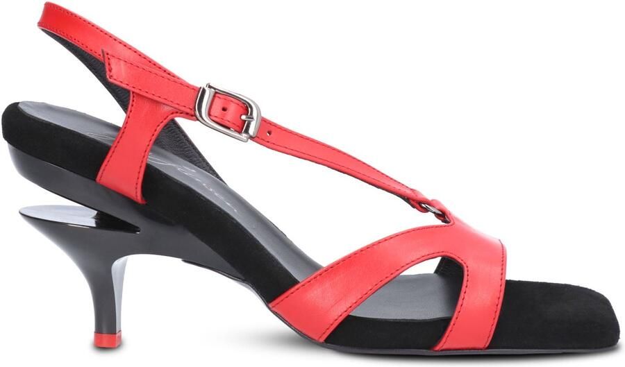 Jan Jansen Duplex Rock Chique Sandal Dames Sandalen Rood