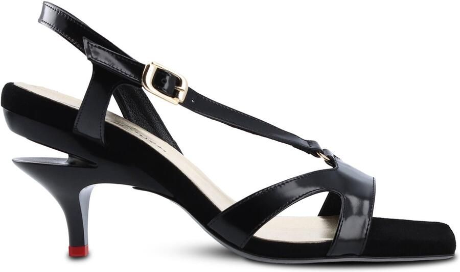 Jan Jansen Duplex Rock Chique Sandal Dames Sandalen Zwart