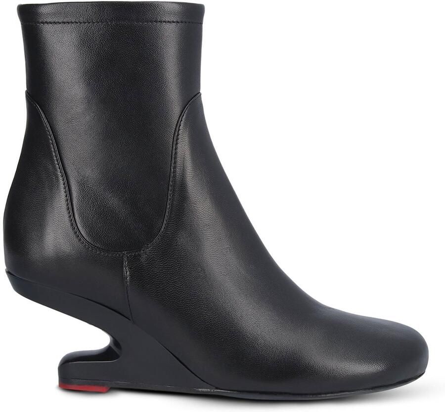 Jan Jansen Floating Footscape Bootie Dames Enkellaarsjes Zwart
