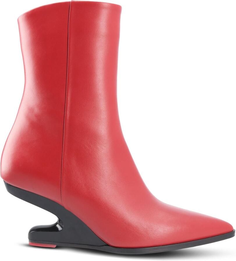 Jan Jansen Floating The Bootee Dames Laarzen Rood
