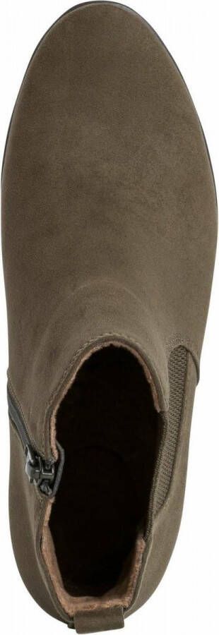 Jana Dames Chelseaboot 8 8 25375 27 707 groen H breedte - Schoenen.nl