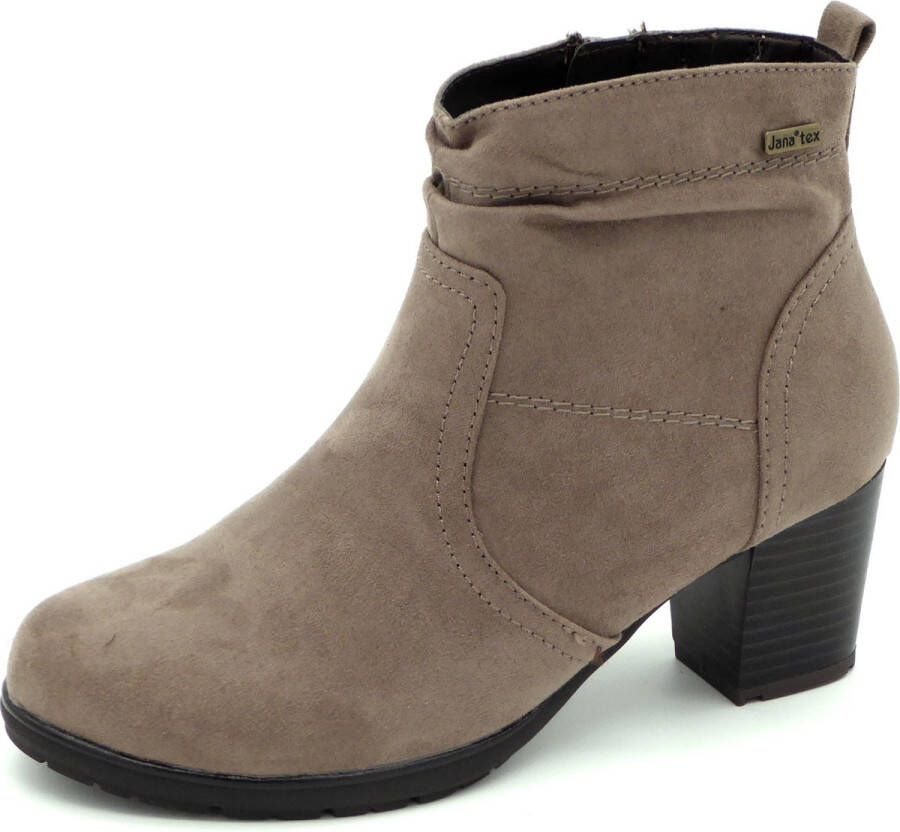 Jana Dames Enkellaars 26371-324 Taupe Wijdte H