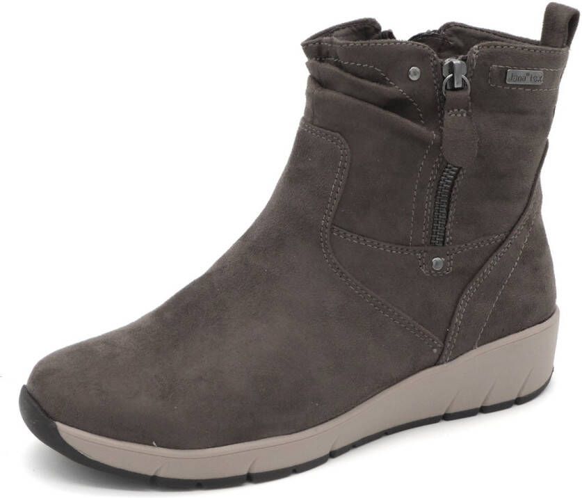 Jana Dames Enkellaars 26497-231 Taupe Wijdte H