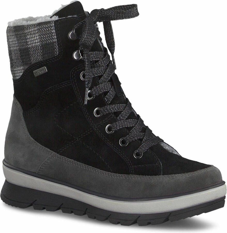 Jana Dames Half laarsje 8 8 26230 27 203 grijs H breedte
