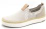 Jana Dames Instapper 8-24702-28-727 Lichtgrijs Beige Wit Wijdte H - Thumbnail 1