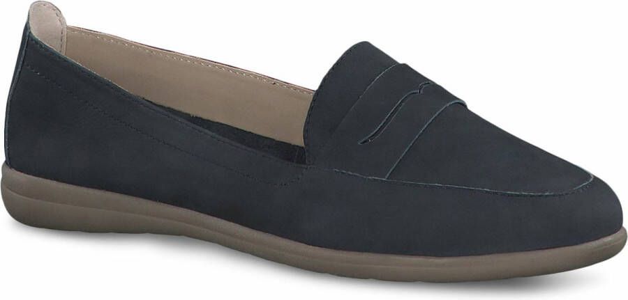 Jana Dames Instappers 8 8 24600 28 855 blauw H breedte - Foto 2