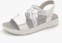 Jana Dames Sandaal 28766-191 Wit Wijdte H - Thumbnail 1