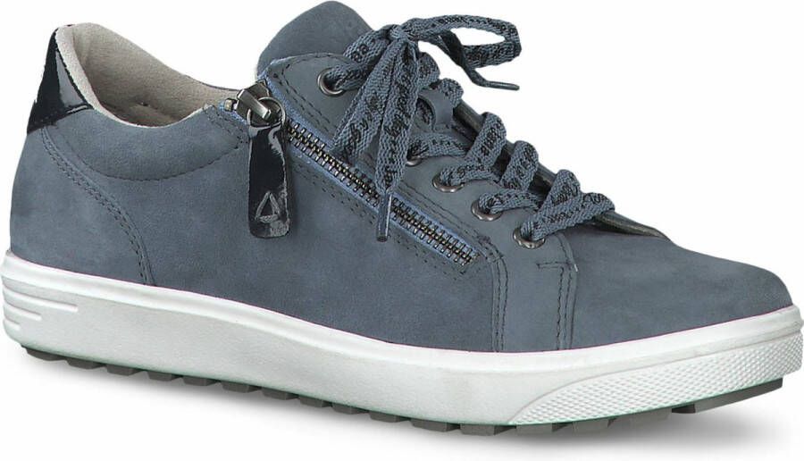 Jana Dames Sneaker 23611-28-802 Jeansblauw Wijdte H - Foto 2