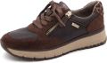 Jana Dames Sneaker 23762-394 Bruin Combi Wijdte H - Bruin