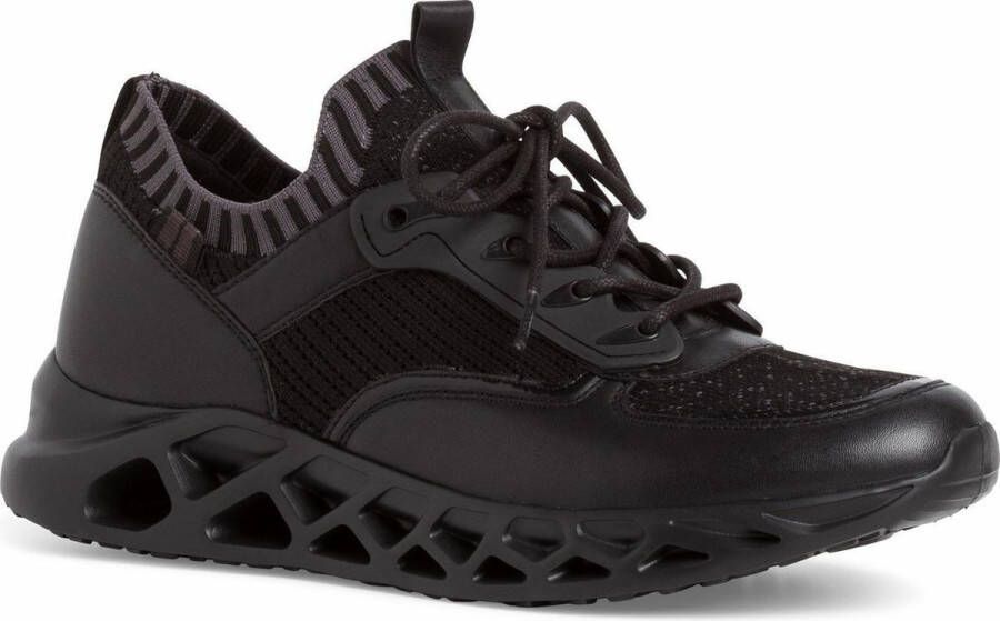 Jana Dames Sneaker zwart H-breedte