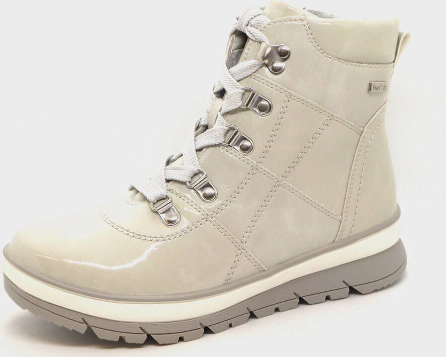 Jana Dames Veterboot 26266-204 Lichtgrijs Wijdte H