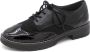 Jana Dames Veterschoen 23770-008 Zwart Wijdte H - Thumbnail 1