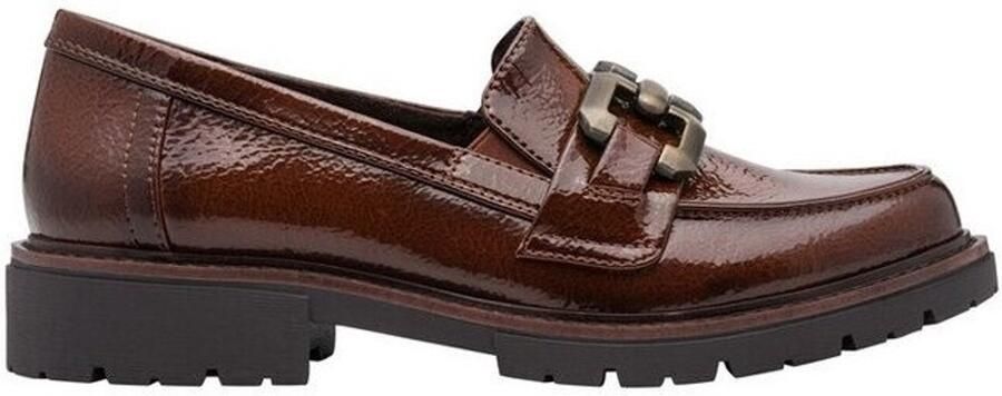 Jana 24764-41 Cognac lak dames instappers