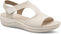 Jana Dames Coshy Adventure Die Hallux-freundliche Sandale 8-28772-44 400 H-breedte - Beige