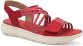Jana Dames Coshy Sorgenfrei Die Hallux-freundliche Sandale 8-28766-42 500 H-breedte - Rood