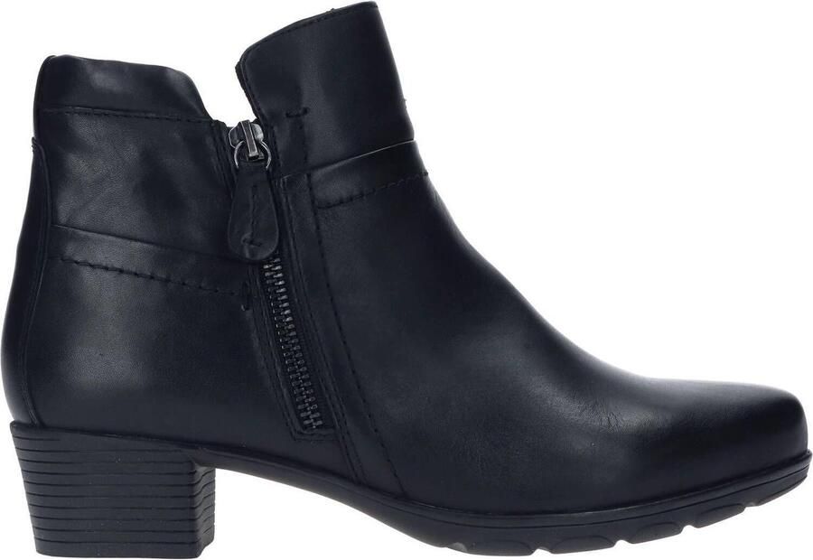 Jana Dames Enkellaars 25307 001 Zwart Wijdte H